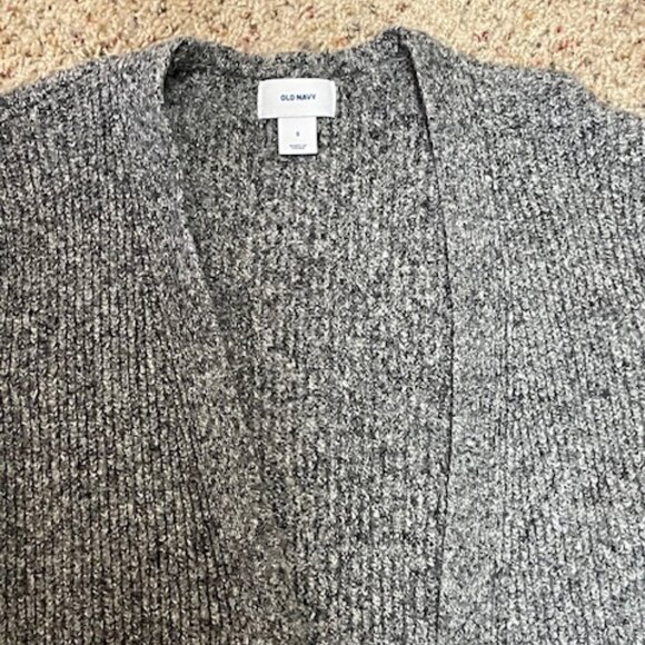 Old Navy Gray Open Front Sweater - S - Picture 2 of 6